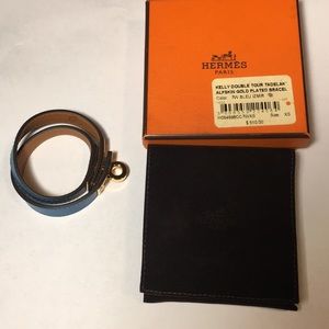 Kelly double wrap gold PLATED bracelet